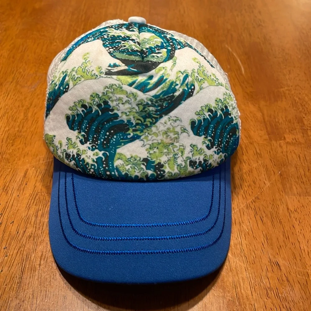 🧢🌊Kids San Diego Hat Co. ages 5-7 yrs The Great Wave by Katsushika Hokusai - Picture 1 of 7